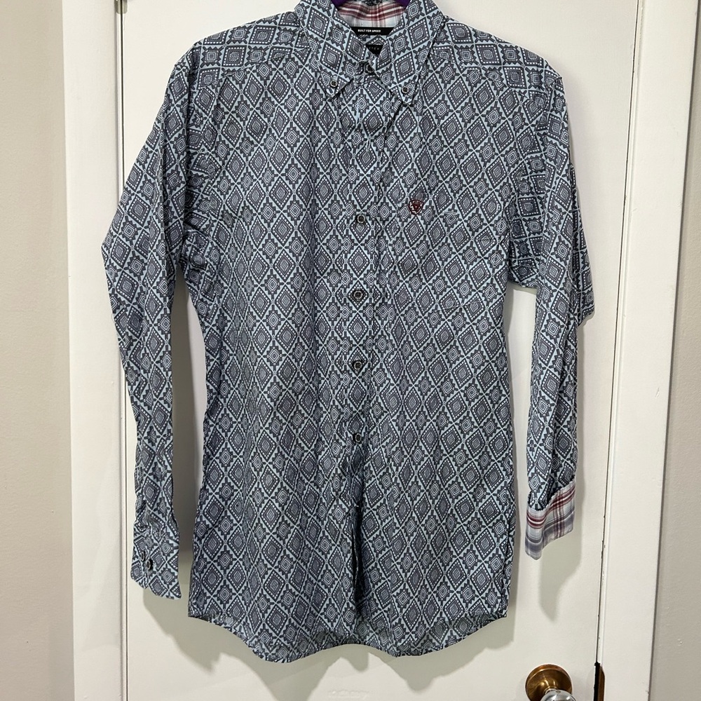 Ariat Print button down